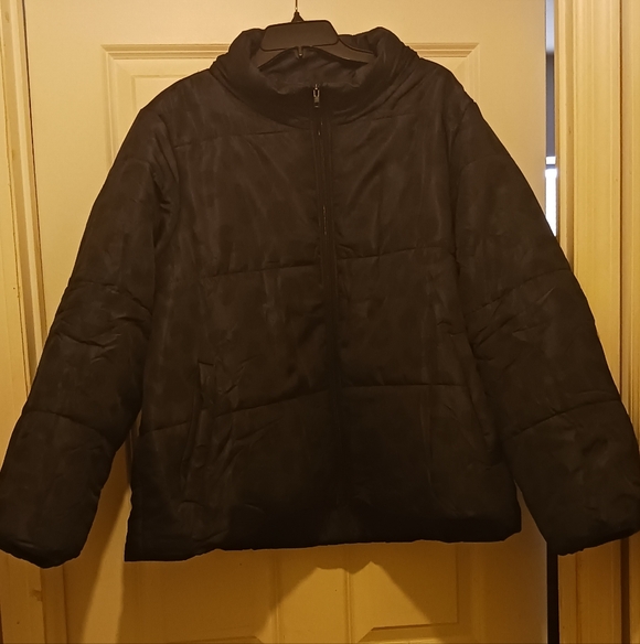 Mud Pie Women's Navy Puffer Jacket - Picture 2 of 7